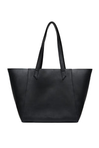 sac cabas noir en cuir vegan