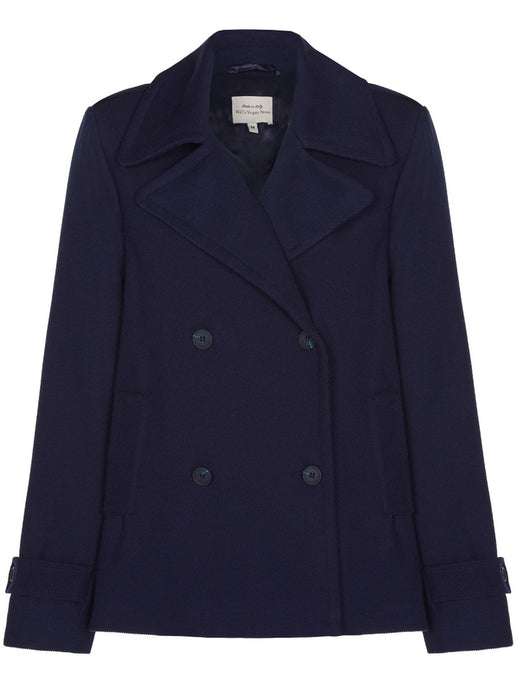 manteau caban bleu marine