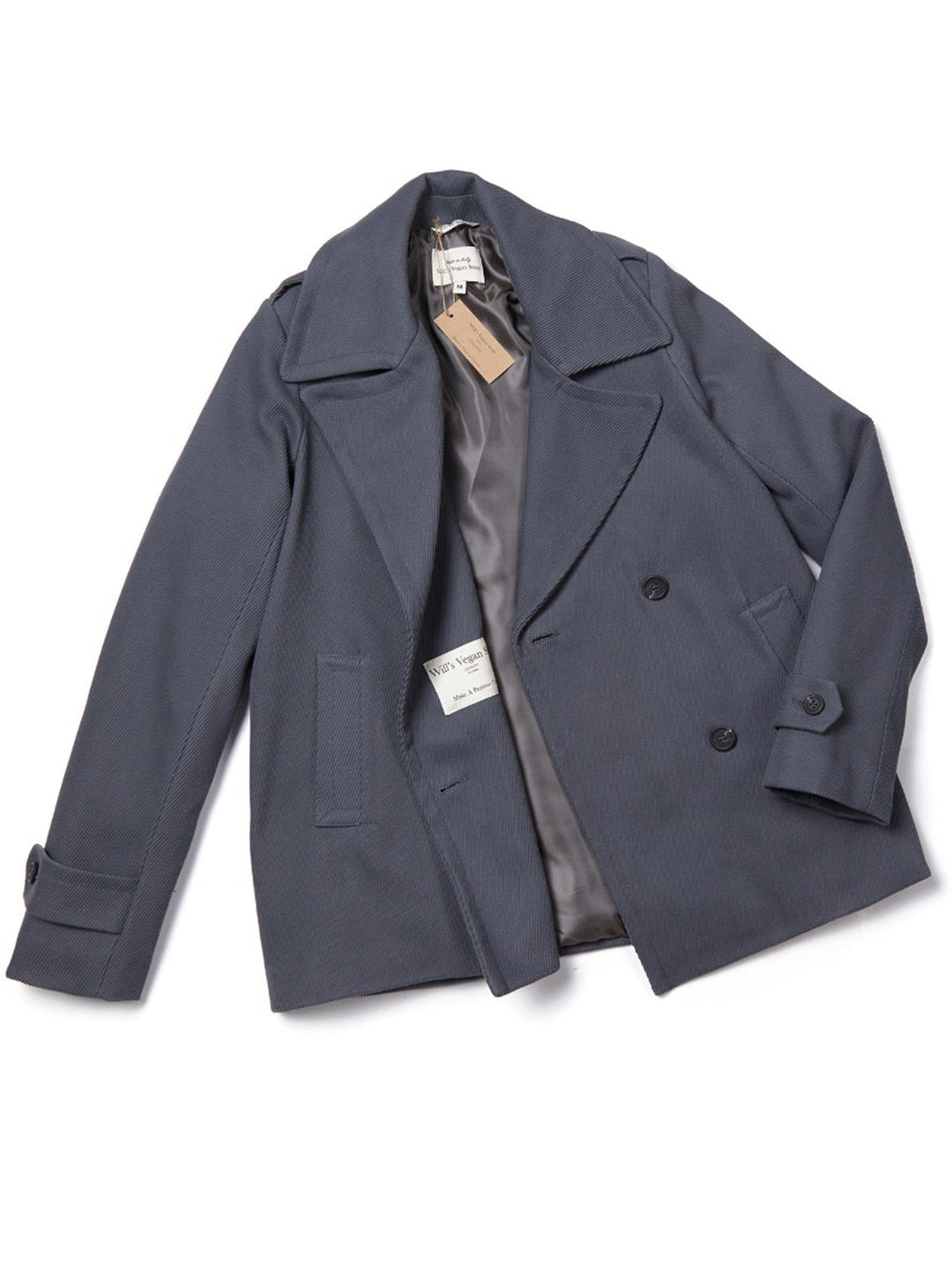 manteau caban gris
