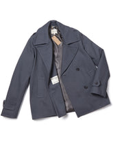 Load image into Gallery viewer, manteau caban gris
