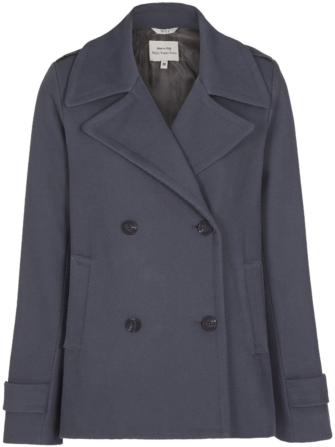 manteau caban gris