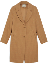 Charger l&#39;image dans la galerie, manteau vegan recyclé camel