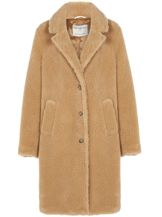 manteau vegan camel