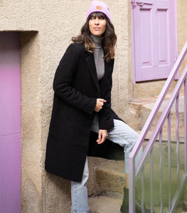 manteau vegan et eco responsable noir