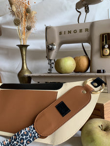 sacoche banane en cuir vegan de pomme