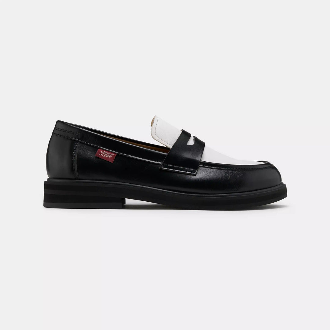 loefers homme noir et blanc