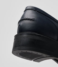 Laden Sie das Bild in den Galerie-Viewer, mocassins vegan homme bleu marine