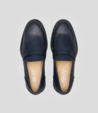 Laden Sie das Bild in den Galerie-Viewer, mocassins vegan homme bleu marine