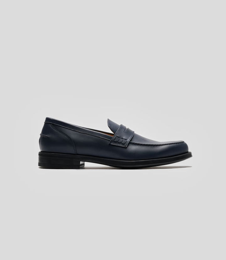 mocassins vegan bleu marine homme