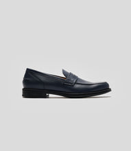 Laden Sie das Bild in den Galerie-Viewer, mocassins vegan bleu marine homme