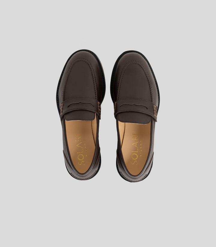 mocassins vegan marron pour femme