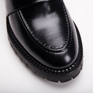 Mocassins noirs Elena  NAE Vegan Shoes