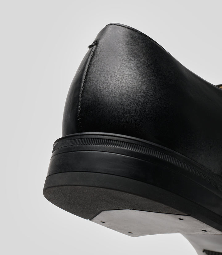 vegan monk strap black