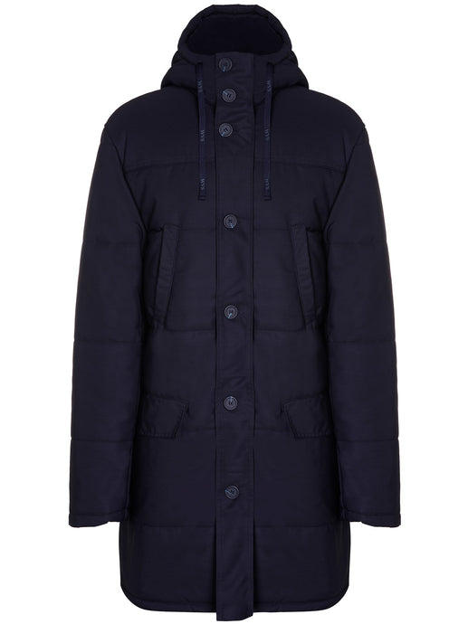 parka pour femme bleu marine