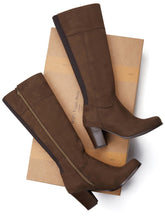 Charger l&#39;image dans la galerie, Vegan Women&#39;s Heeled Knee High Boots | Will&#39;s Vegan Store