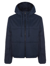 Load image into Gallery viewer, Vegan Women&#39;s Recycled Hooded Puffer | Will&#39;s Vegan Store