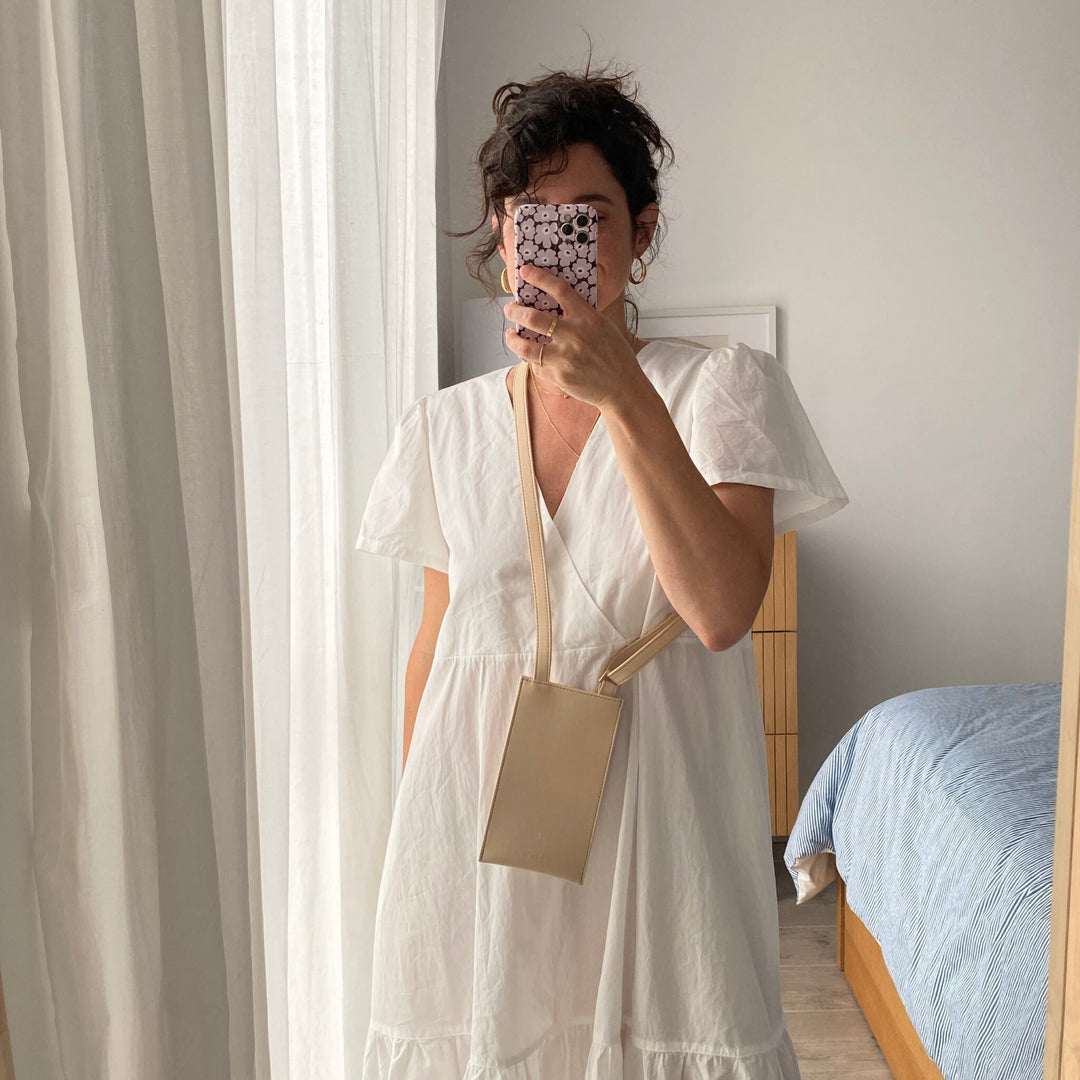 pcohette en cuir vegan de pomme