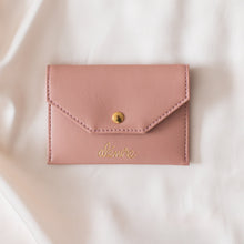 Load image into Gallery viewer, Old pink Bouton d&#39;or card holder