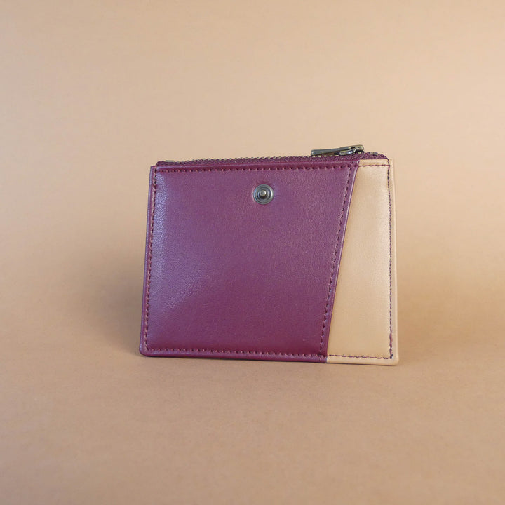 porte carte sans cuir bordeaux