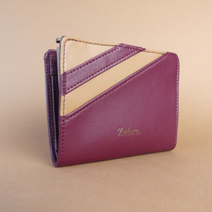 portefeuille en cuir vean de raisin