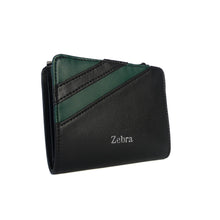 Charger l'image dans la galerie, portefeuille en cuir vegan noir modulable