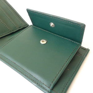 portefeuille vegan en cuir de raisin vert