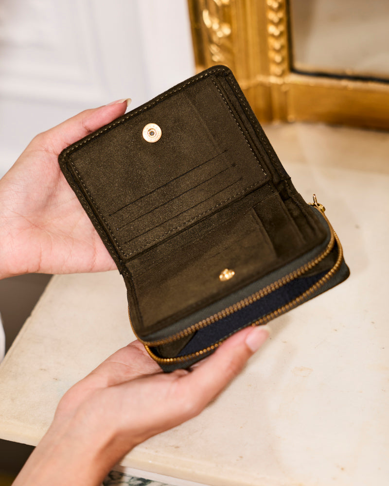 Portefeuille vegan Exquis Champêtre de la marque Minuit sur Terre