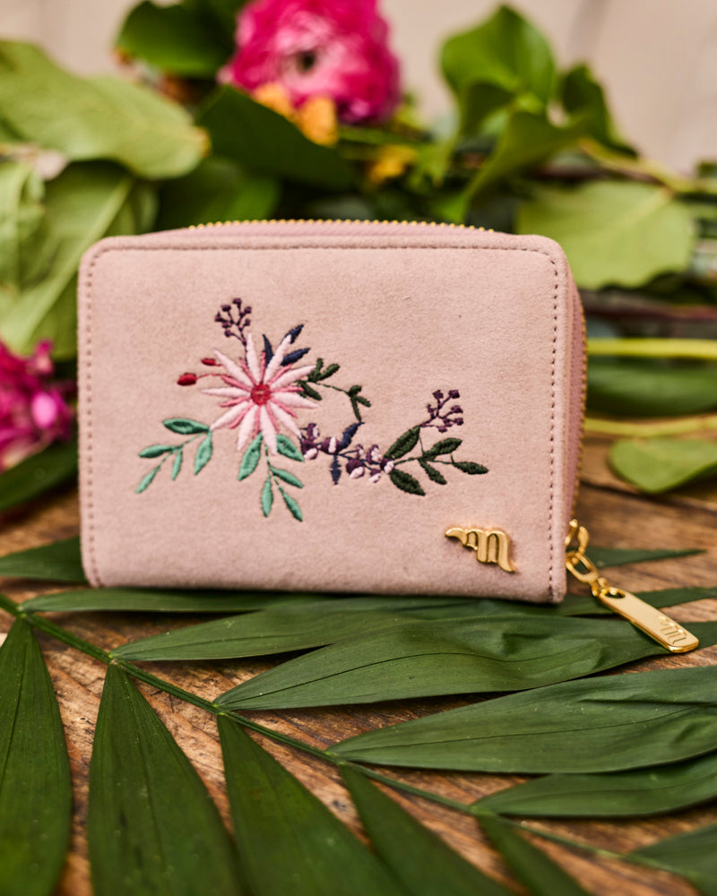 Portefeuille vegan Exquis Dame de Minuit Blush de la marque Minuit sur Terre