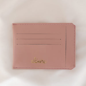 portefeuille vegan femme vieux rose