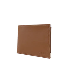 Charger l&#39;image dans la galerie, portefeuille en cuir vegan de raisin couleur marron caramel