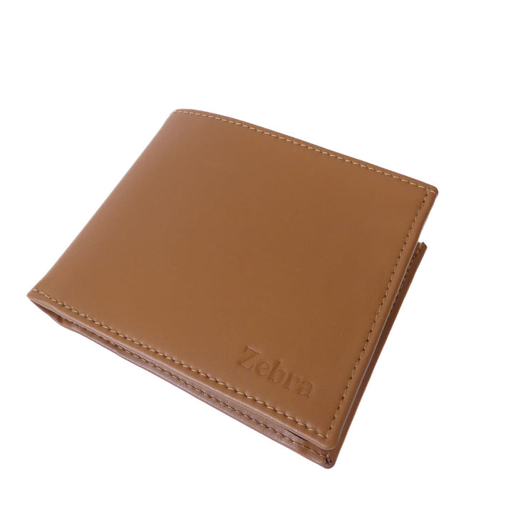 portefeuille en cuir vegan de raisin couleur marron caramel