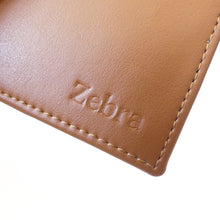 Charger l&#39;image dans la galerie, portefeuille en cuir vegan de raisin couleur marron caramel