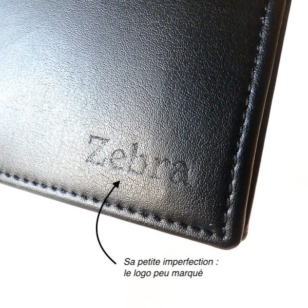portefeuille vegan noir
