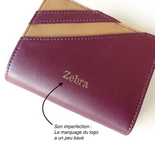 Charger l'image dans la galerie, Portefeuille modulable Bordeaux - Imparfait