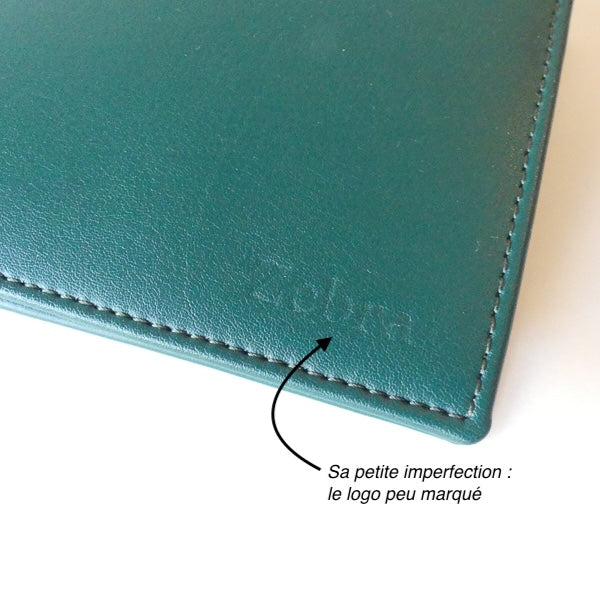 portefeuille vegan vert en soldes
