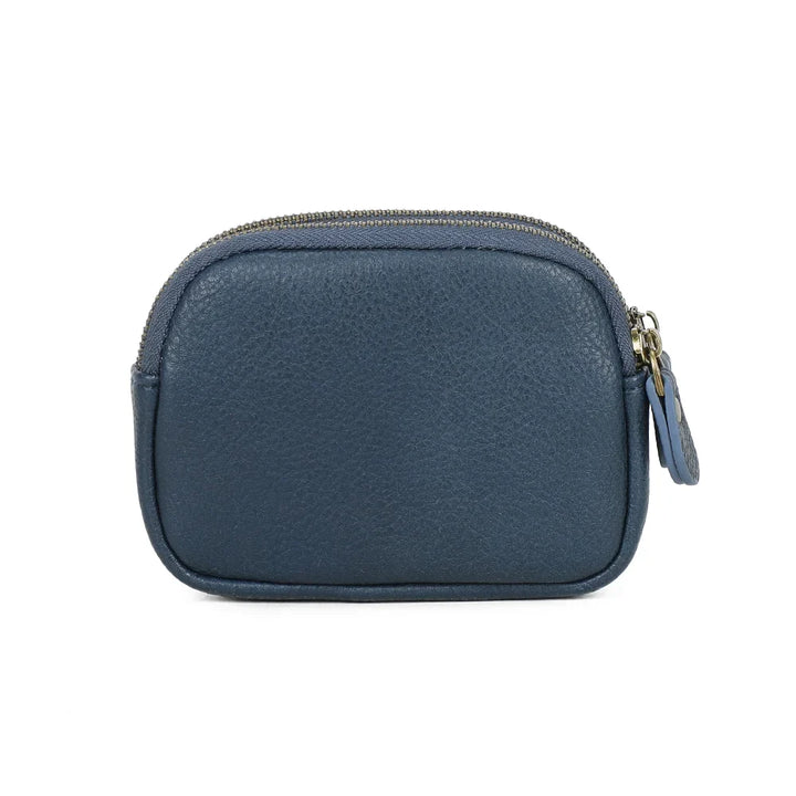 Portemonnaie Bleuet en cuir vegan de qualité