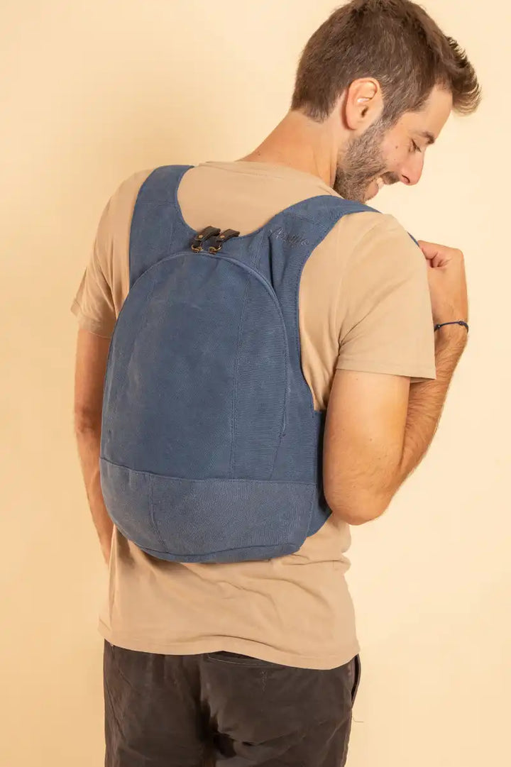 Sommerlicher Canvas-Rucksack – Diebstahlsicher