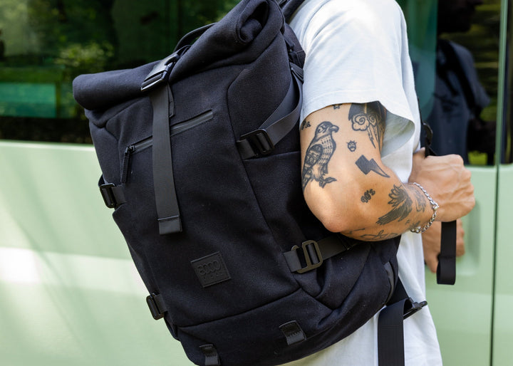 grand sac à dos de voyage en chanvre - écologique et vegan