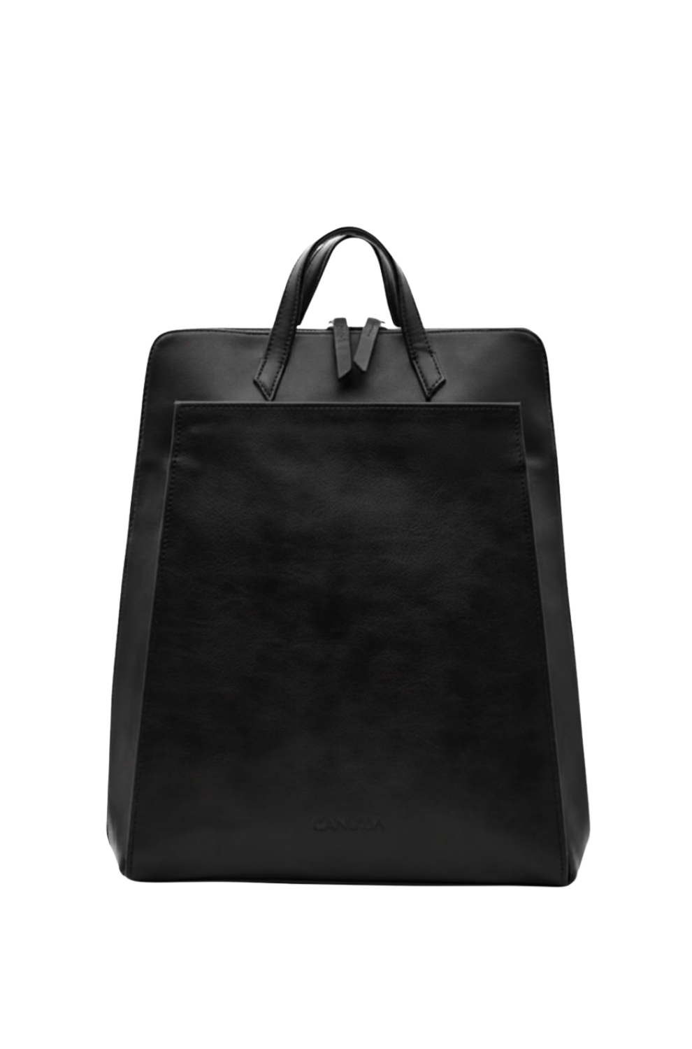 Sac à dos en cuir vegan noir pour ordinateur portable