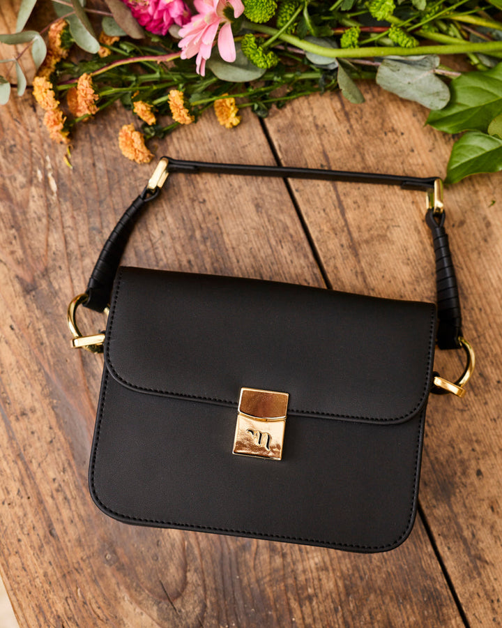 Sac à main vegan Sammy Noir de la marque Minuit sur Terre