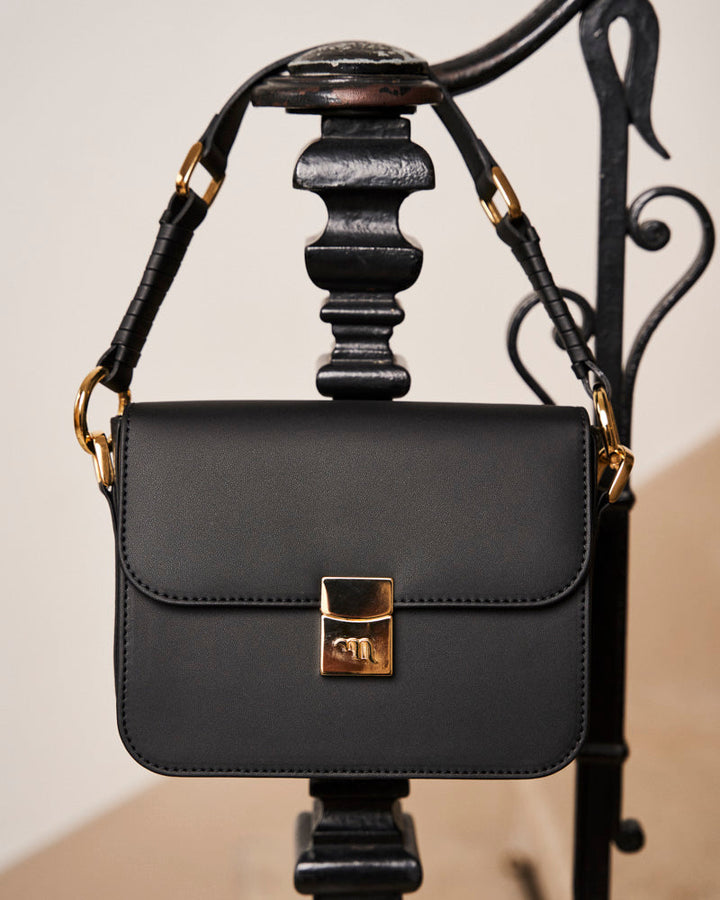 Sac à main vegan Sammy Noir de la marque Minuit sur Terre