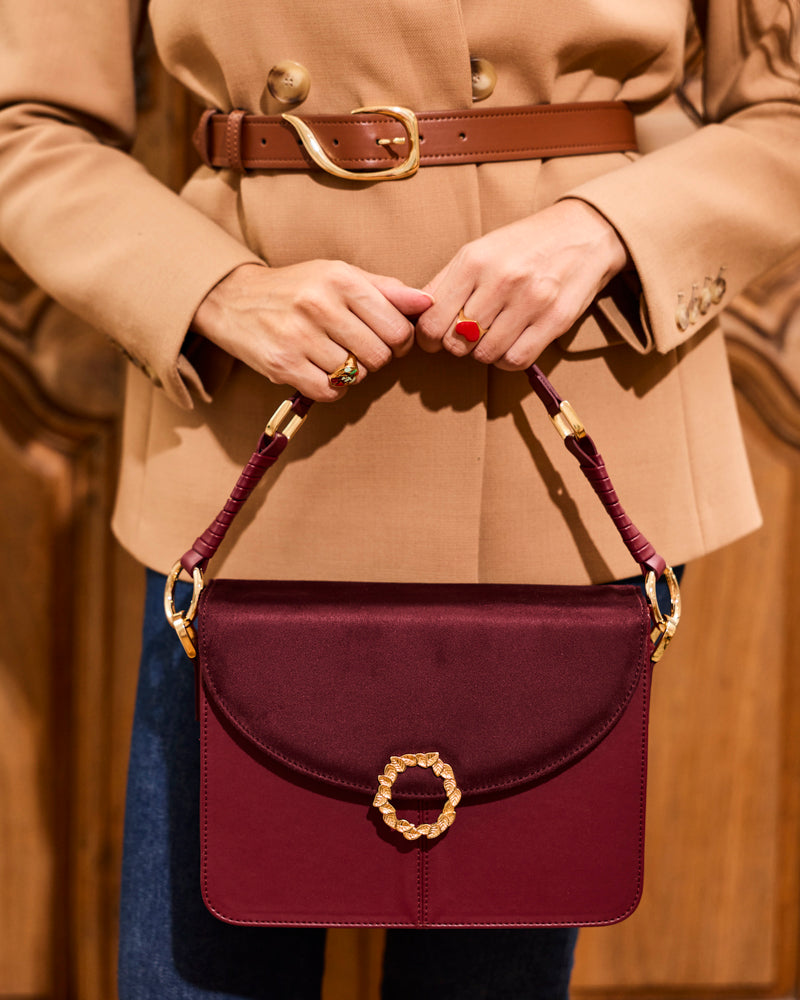 Sac à main vegan Stellan Rubis de la marque Minuit sur Terre