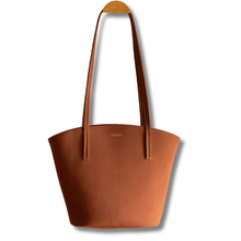 Load image into Gallery viewer, Mini Cabas Mimosa Nubuck Cognac