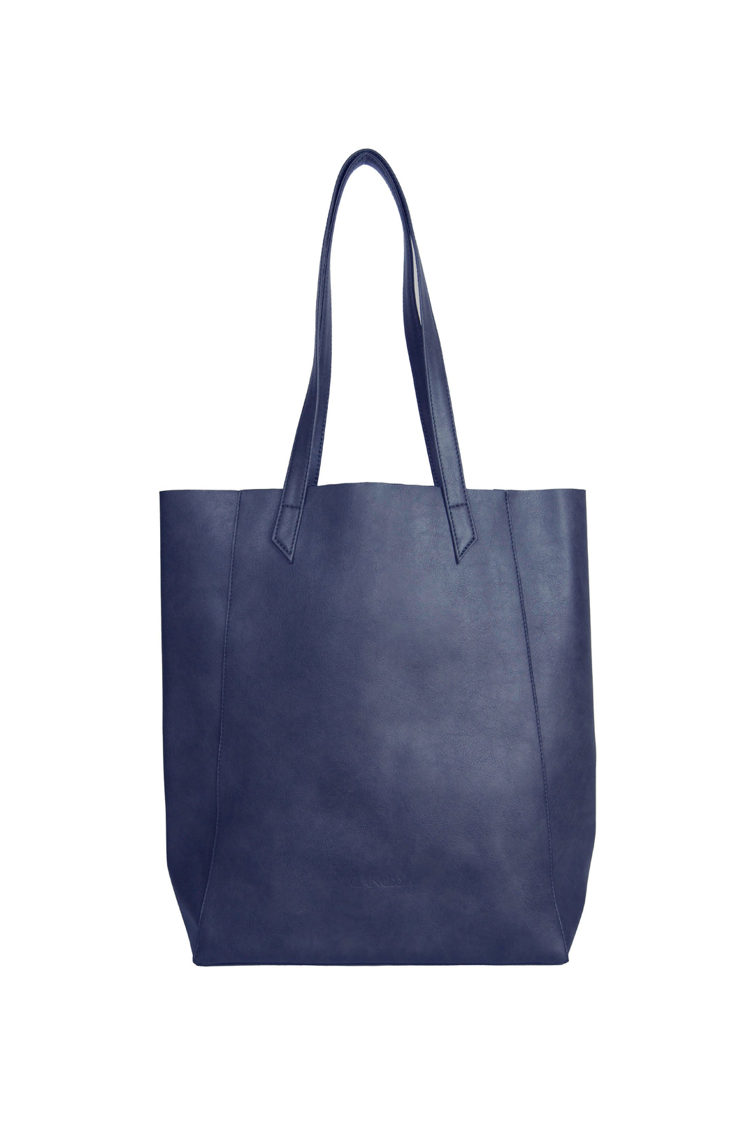 sac en cuir vegan bleu marine