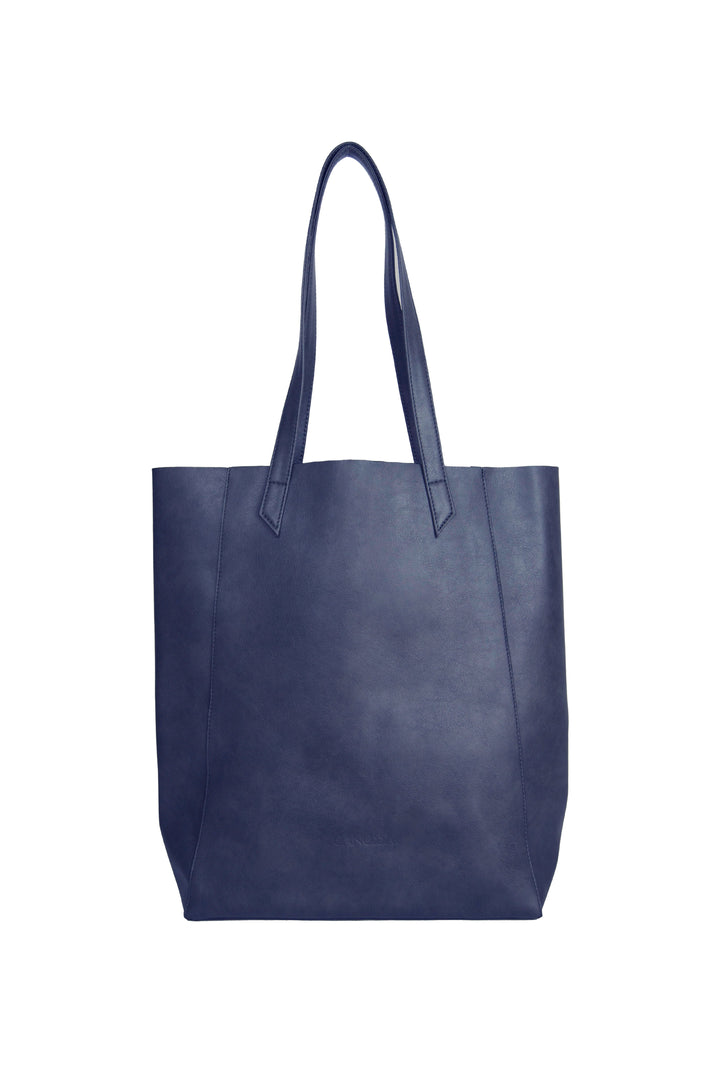 sac en cuir vegan bleu marine