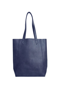 sac en cuir vegan bleu marine