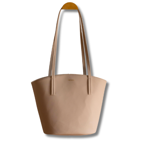Grand sac en cuir vegan Alénore