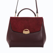 Load image into Gallery viewer, Sac à main vegan Paname Oxymore bordeaux - maroquinerie végane et éthique