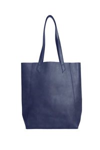 sac en simili cuir bleu