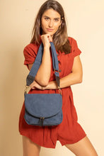 Charger l&#39;image dans la galerie, Besace Myosotis - Toile Coton